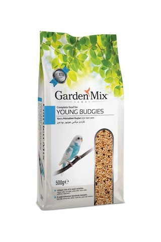 Garden Mix Platin Yavru Muhabbet Kuş Yemi 500 Gr, Kahverengi, 1 0.75 LT - 2.5 LT - 12 KG