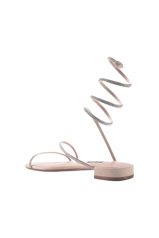Nine West Logan 3fx Bej Kadın Düz Sandalet 000000000101337548 Bej