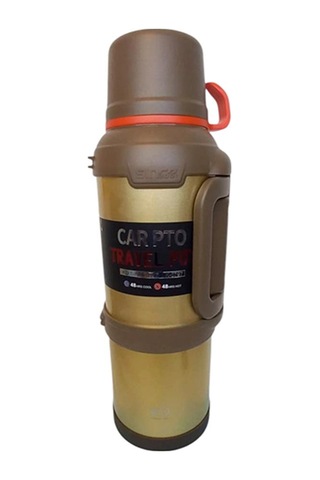 4lt Çelik Termos Kampçı Termosu Sarı Sarı