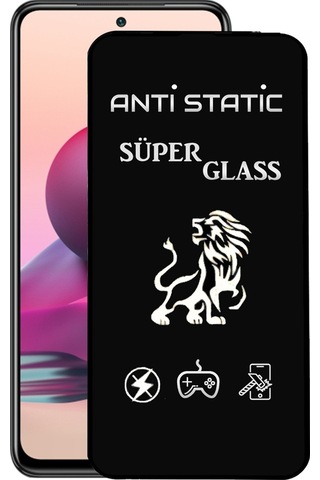 Xiaomi Uyumlu Redmi Note 11 Se Tam Kaplayan Anti Statik Dayanıklı Ekran Koruyucu Süper Cam