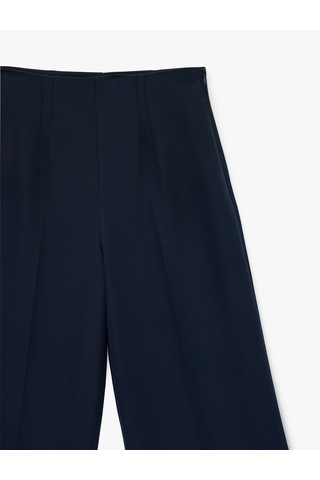 Koton Culotte Fit Kısa Geniş Paça Kumaş Pantolon Lacivert 6sak40235pw Lacivert