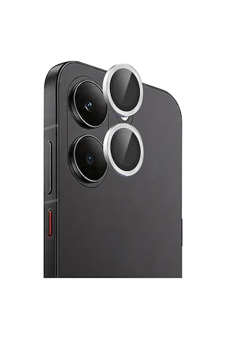 Newface - 885 - Xiaomi Poco X8 Pro Raze Metal Kamera Lens - Spt-gld - - Gümüş