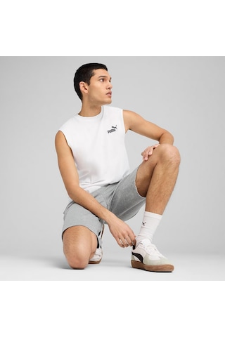Puma ESS Sleeveless Tee Erkek Beyaz Tişört