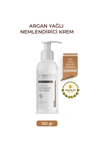 Argan Yağlı Nemlendirici Krem - Yoğun Nemlendirme Ve Besleyici Cilt Bakımı 150 Ml