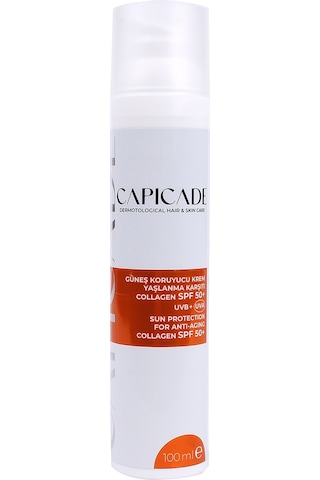 Capıcade SPF 50+  Collagen Güneş Koruyucu Krem 100 ML