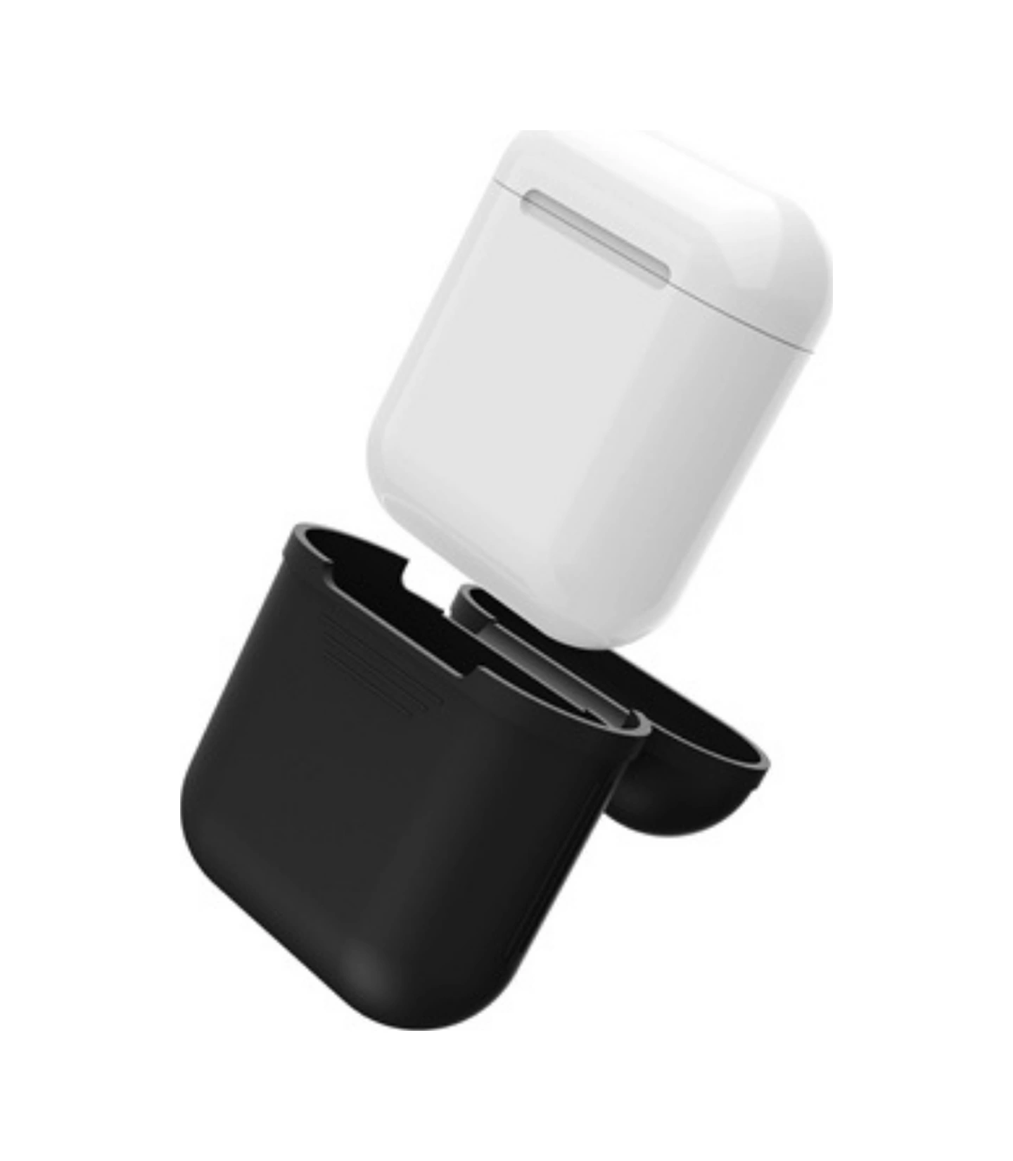 Airpod Silikon Kılıf, Çoklu Renkler, Siyah 8'li Paket Siyah