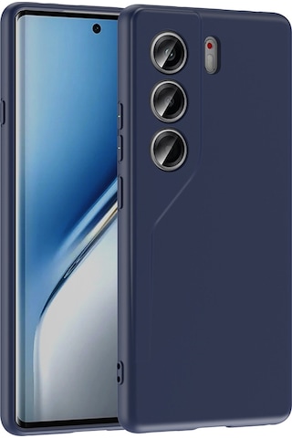 Tecno Camon 40 Pro Kılıf Mkst Mara Lansman Kapak - Lacivert Lacivert