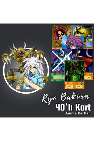 Yu-gi-oh Ryo Bakura 40'lı Anime Deste