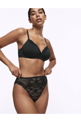 Marks & Spencer Jasmine Dantelli Desteksiz Full Cup Sütyen T33003008 Siyah