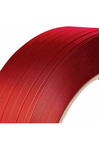 Teknopak 12 Mm X 0,70 Mm 1750 Metre Kırmızı Polyester Çember Şeri