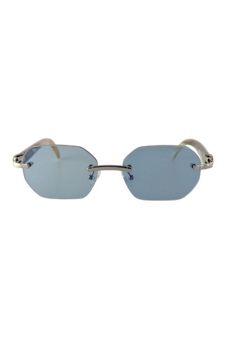 Katsuo Horn 4 Unisex Güneş Gözlüğü Beyaz