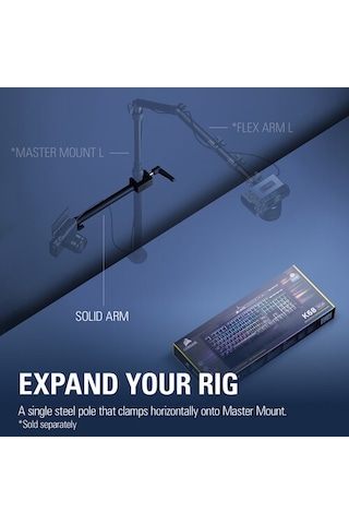 Elgato 10aag9901 Multi Mount Solid Arm Yayıncı Ekipmanı