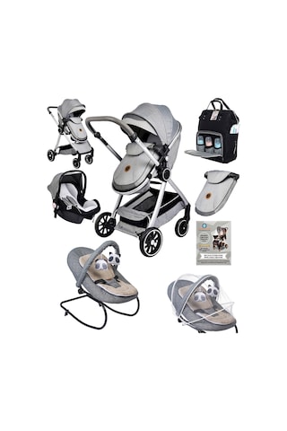 Baby Home 7 In 1 Yeni Doğan Full Set 990 Travel Sistem Bebek Arabası ve 330 Ev Tipi Ana Kucağı