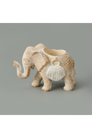Kpmm Elephant Mumluk - Bej - 12x8 Cm Renkli