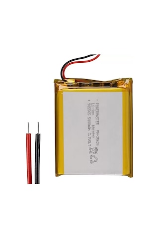 Sh Powermaster 905565 3.7v 5000mah Lityum Polimer Pil Najmaddin