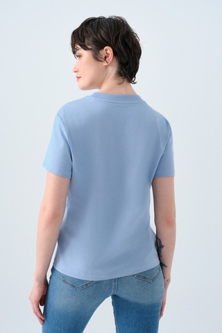 Loft Kadın Tişört Lf2036285 Mavi
