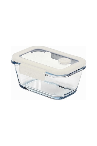 Fika Glace Vakumlu Cam Saklama Kabı 460 Ml - Bej-7342