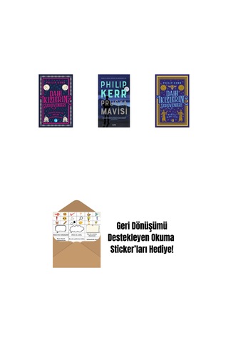 Dahi İkizlerin Serüvenleri - Cengiz Han In Mezar Soyguncuları + Prusya Mavisi + Dahi İkizlerin Serüvenleri - Babilli Mavi Cin + Okuma Sticker'ları