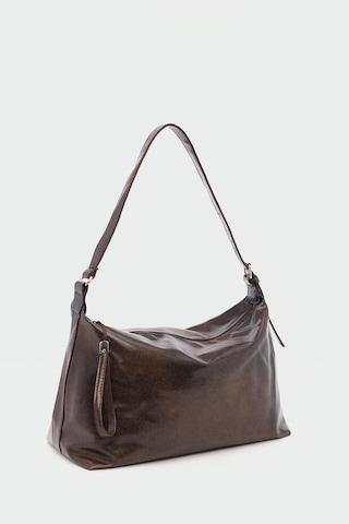 Gabrielle Salaş Omuz Çantası Kahve Kahverengi - Siyah - Bej