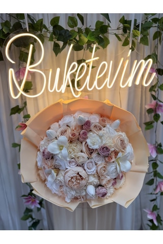 Krem Rüya İsteme Buketi Diğer