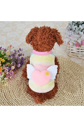 Köpek Ve Kedi İçin Kıyafet Rainbow Polar Sweat Kostüm