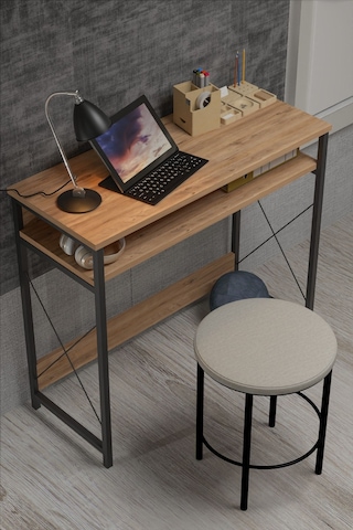 Çalışma Masası Bilgisayar Laptop Ofis Masası Okul Ev Atlantik Çam Çalışma Masası Bilgisayar Laptop Ofis Masası Okul Ev Atlantik Çam
