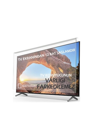 Phılıps Uyumlu 50pus8808 Tv Ekran Koruyucu - 50" İnç 126cm Ekran Koruyucu Ambilight