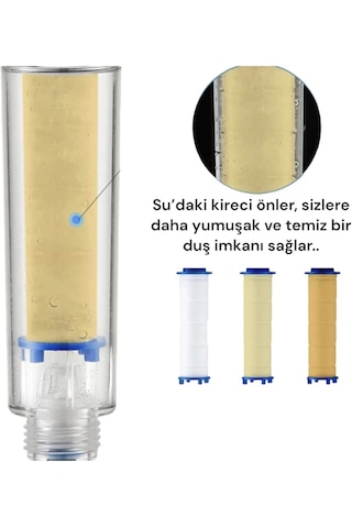Truva Su Tasarruflu Kireç Önleyici Duş Başlığı Krom
