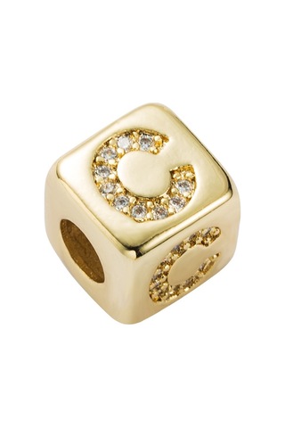 İngilizce Mektup Boncuk Bilezik Pirinç Mikro Kakma Çift Kırmızı Dize Çekme Dıy Bilezik Takı, Stil: C Çok Renkli