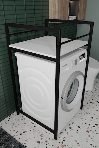 Sundra Banyo Dolabı Çamaşır Ve Kurutma Makinesi Dolabı Beyaz