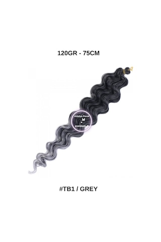 Afro Su Dalgası Saç 75m 120gr Kodu -tb1/grey