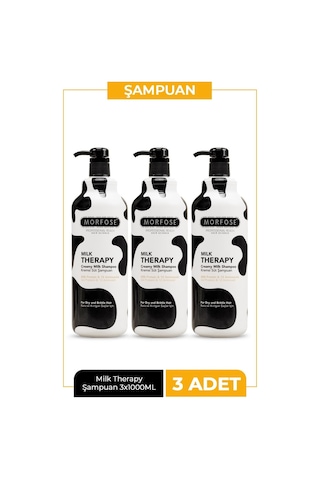 Milk Therapy Şampuan 1000 Ml 3 Adet