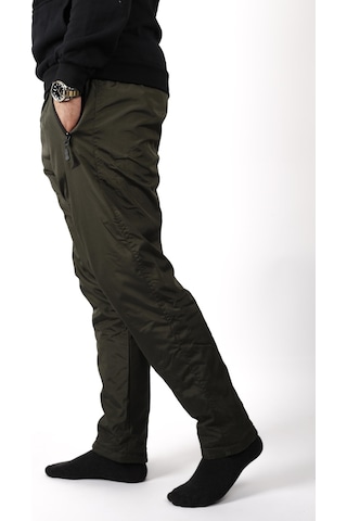 Erkek Haki Rüzgar Geçirmez Suya Dayanıklı İçi Peluş Motorcu Balıkçı Eşofman Altı 22eesa5033 001