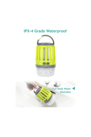 Bloomnest Mor Işık Elektrik Şoklu Sivrisinek Öldürücü, Taşınabilir Kamp Işığı