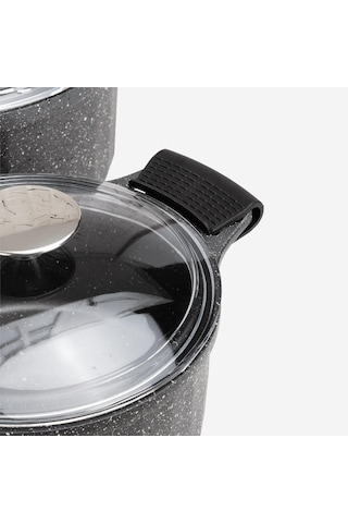 Bernardo 7 Parça Döküm Granit Tencere Seti Mec011