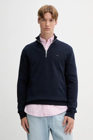 Tommy Jeans Erkek Triko-dm0dm21654 Mavi