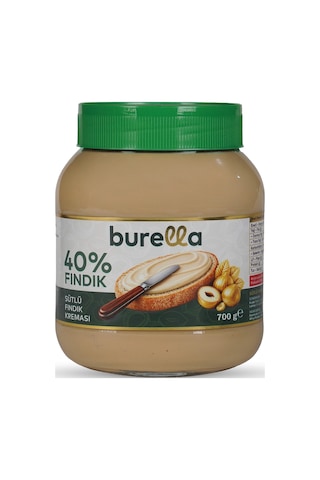 Burella %40 Sütlü Fındık Kreması 700 G Burella %40 Sütlü Fındık Kreması 700 G