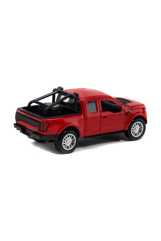 Metal Ford Ranger Pikap Çek Bırak Işıklı Kırmızı 12 Cm