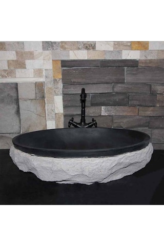 Bazalt Dışı Özel Tasarım Patlatma Lavabo