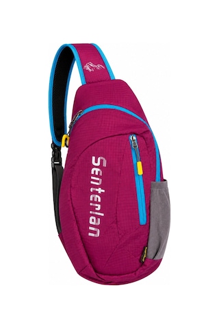 Senterlan Omuz Ve Bel Çantası Unisex Bordo Mor