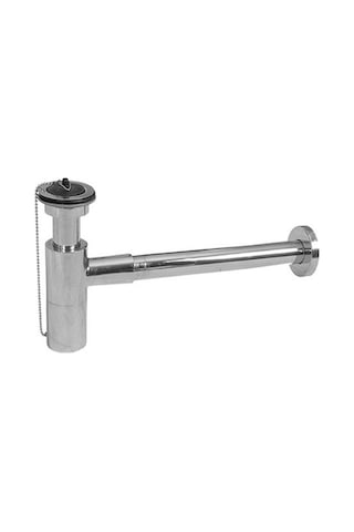 Krom Lavabo Sifonu İle Estetik Banyo Çözümü
