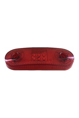Ahmet Otomotiv 5 Adet 21 Led Kırmızı Lamba 12v-24v Tır Kamyon Dorse Otobüs Minibüs Offroad