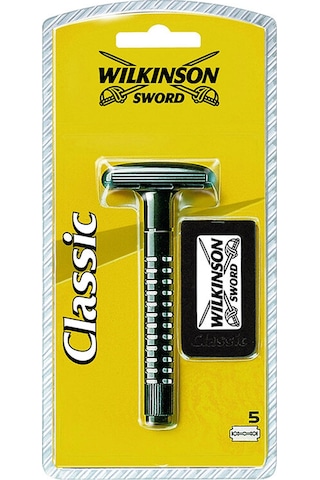 4 Adet Wilkinson Classic Makine + Yedek Bıçak 5'li