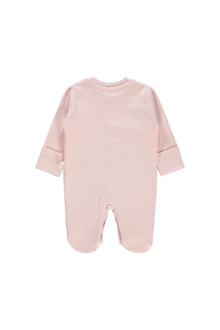 Civil Baby Prematüre Organik Patikli Tulum Pembe