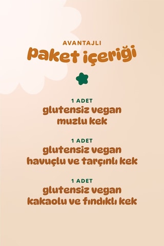 Humm Organic Organik Glutensiz Vegan Kek Atıştırmalık 3 x 30 G