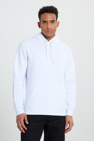 AC&Co / Altınyıldız Classics Erkek Beyaz Standart Fit Normal Kesim Kapüşonlu Kanguru Cepli Pamuklu Sweatshirt Beyaz