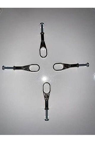 U 4lü Paket Vidalı Dolap Askı Aparatı Tüm Marka Ürünlere Uyumlu
