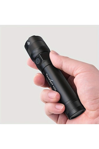 Xuweiwei Kz02 1 Yuksek Guc Led El Feneri Trpye C Sarj Edilebilir Tasinabilir Kamp Ve Acil Durum Bakır - Siyah