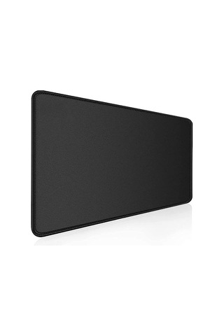 Klasse Classic Mouse Pad, Dikişli Kenar, Kaymaz Taban, Büyük Boy Pürüzsüz Yüzey, Baskısız Ofis Tipi Masa Koruyu