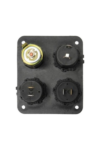 12v Araç 2 Çift Ette Soket+çift Usb Bağlantı Noktası Şarj Cihazı+voltmetre Adaptörü